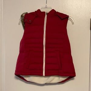 Ann Taylor LOFT Red Vest